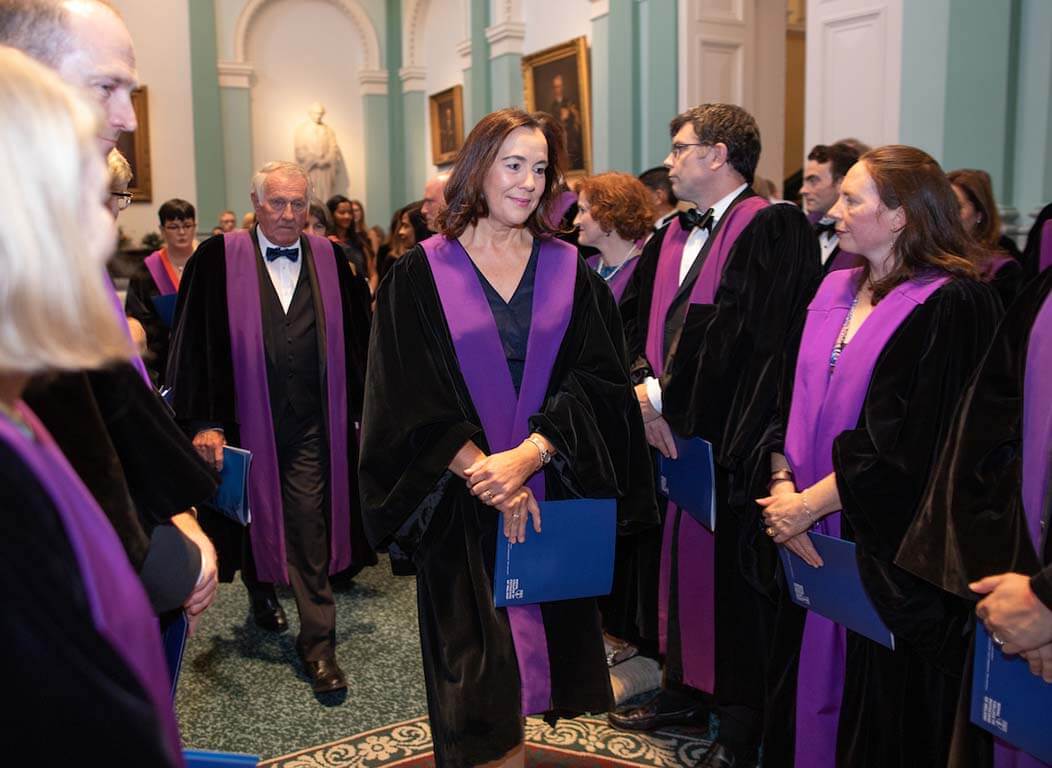 Fellows at a conferring ceremony